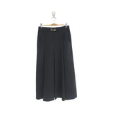 Structured roma knit skirt-high-count polishi&effortless drape